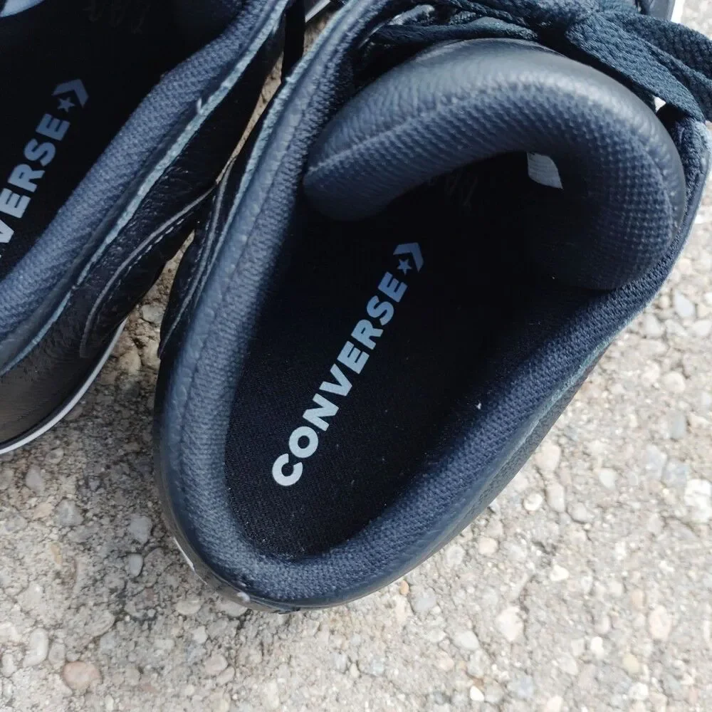 Converse W10.5 M8.5 Chuck Taylor All Star High Street Mid Leather 149426C Black